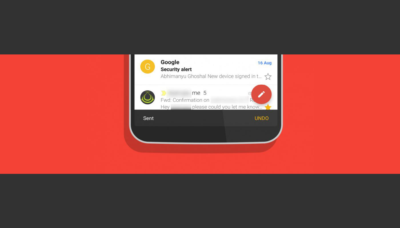 Gmail වල Undo Send පහසුකම Android සඳහා නිකුත් කරයි