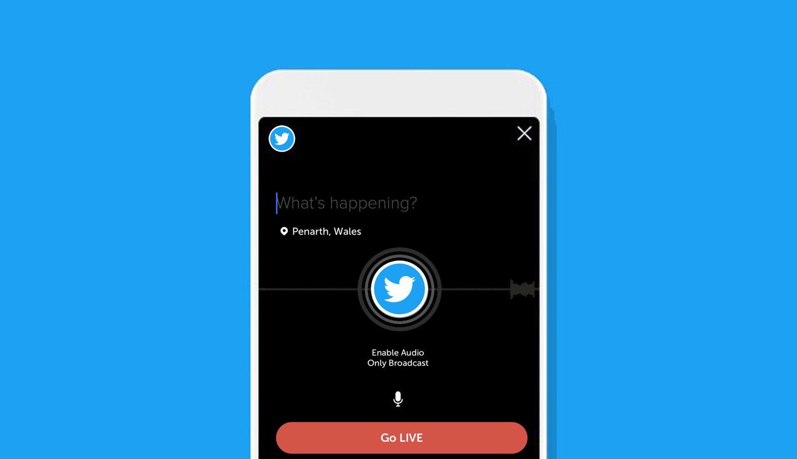 Audio පමණක් live broadcast කිරීමේ ක්‍රමයක් Twitter සහ Periscope app එක හරහා නිකුත් කරයි
