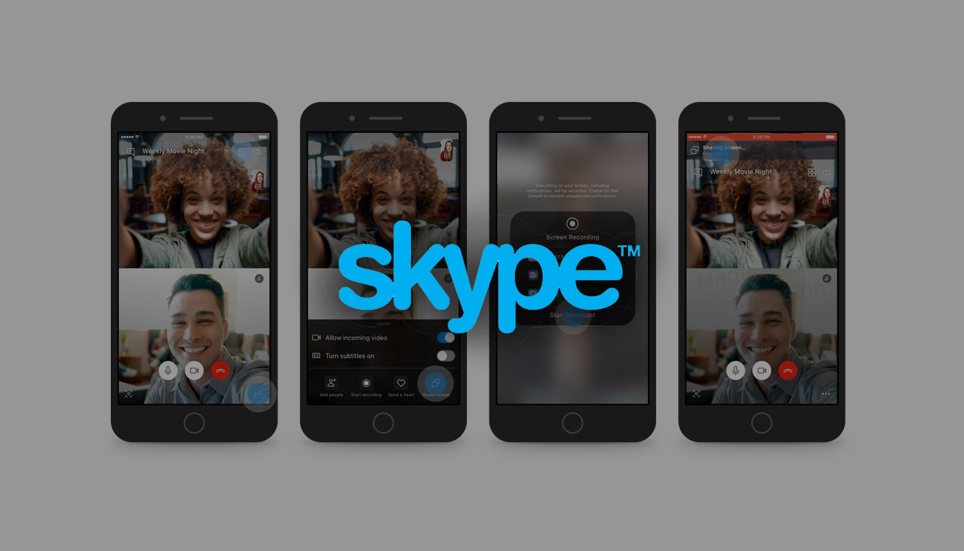 Android සහ iOS වලදී Screen share කිරීමේ පහසුකම Skype වලට ලබා දීමට Microsoft සමාගම කටයුතු කරයි