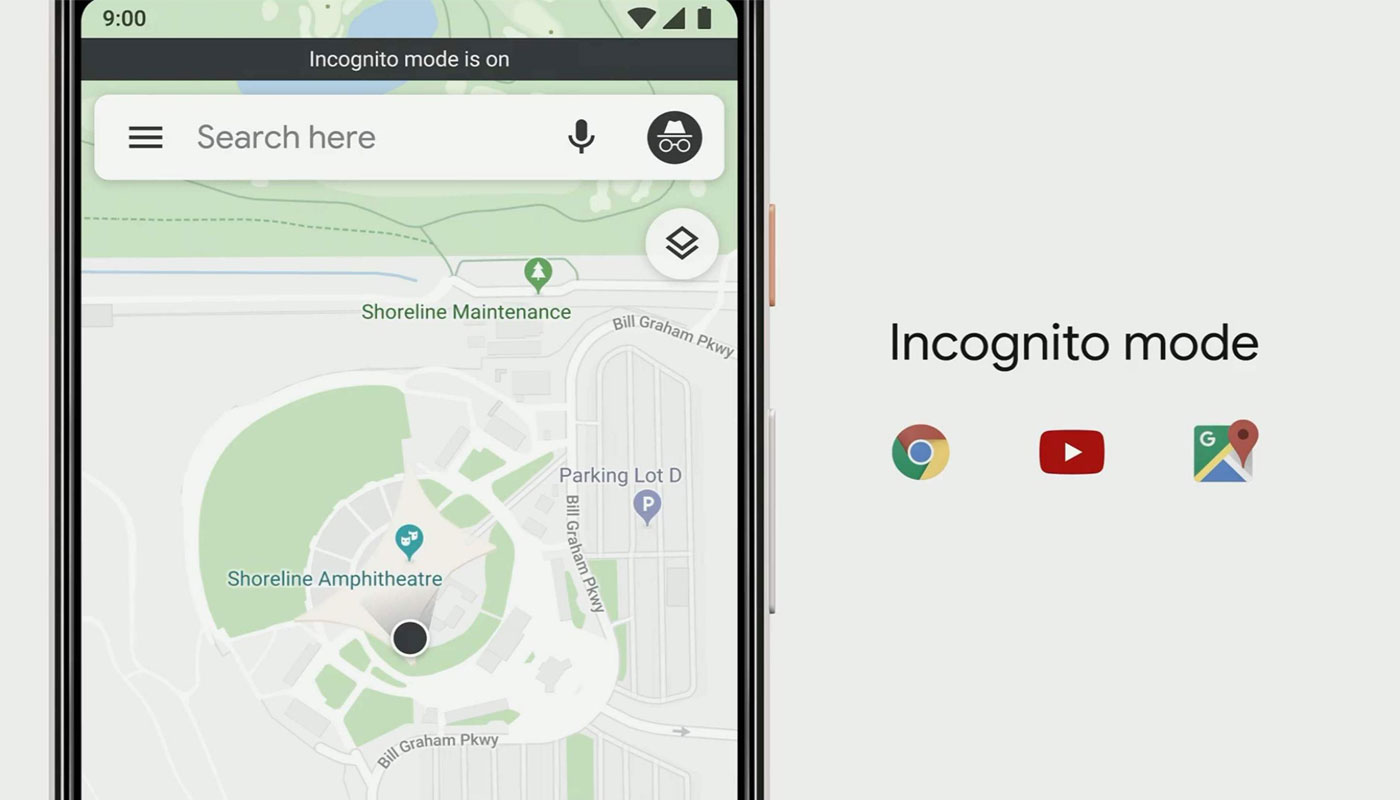 Google Maps සඳහා Incognito Mode එක ලබා දීමට Google සමාගම කටයුතු කරයි