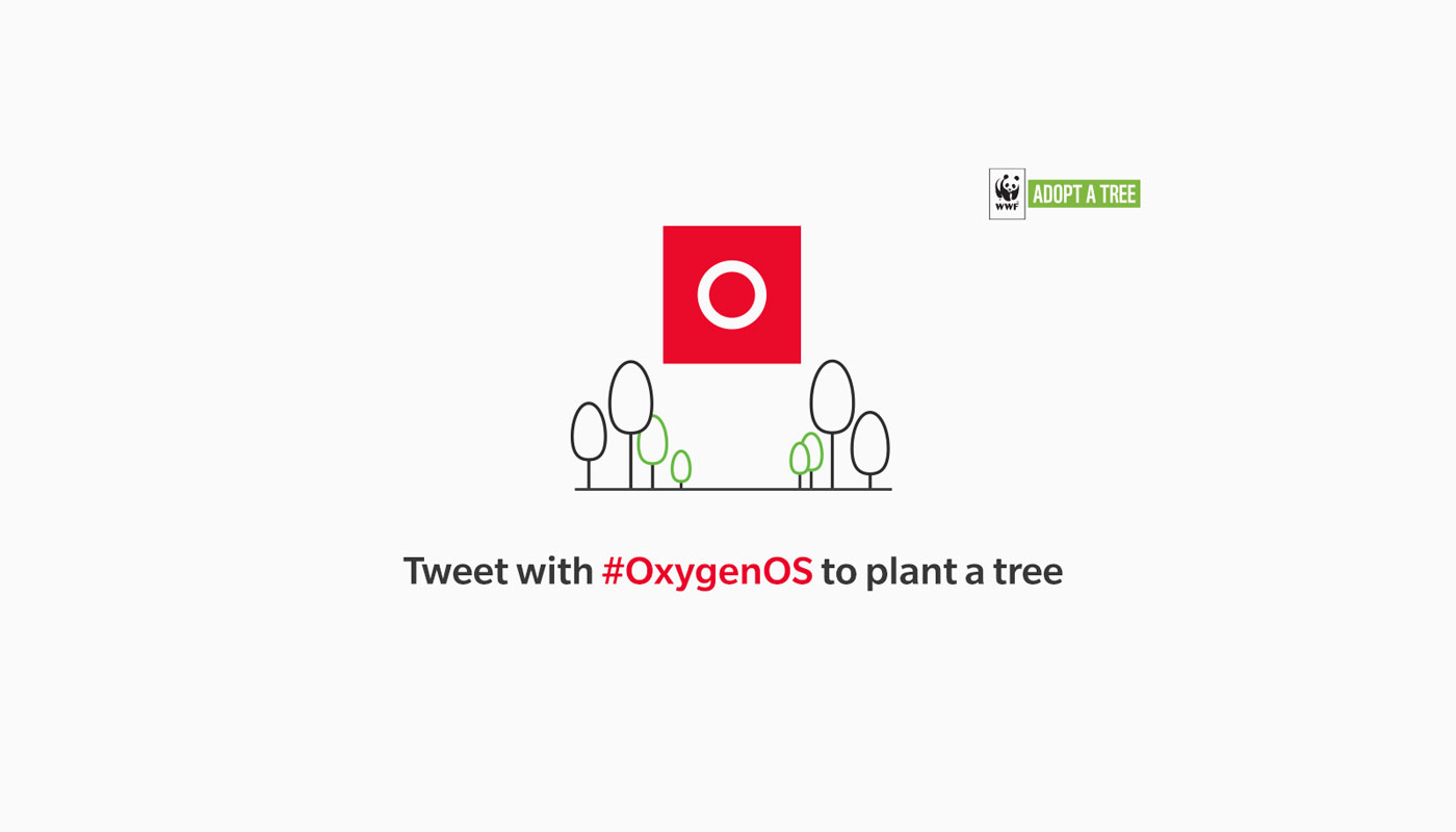 OxygenOS එකට දින 1500ක් සපිරීම නිමිත්තෙන් සෑම #OxygenOS tweet එකක් සඳහාම ගසක් සිටුවීමට කටයුතු කරයි