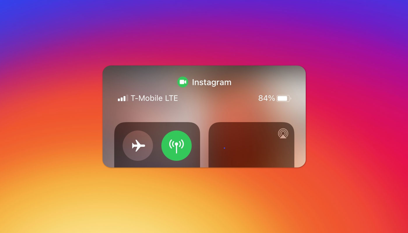 Instagram වල bug එකක් නිසා ඡායාරූප ලබා නොගන්නා විට පවා iOS 14 උපාංගවල 'camera on’ indicator එක පෙන්වයි