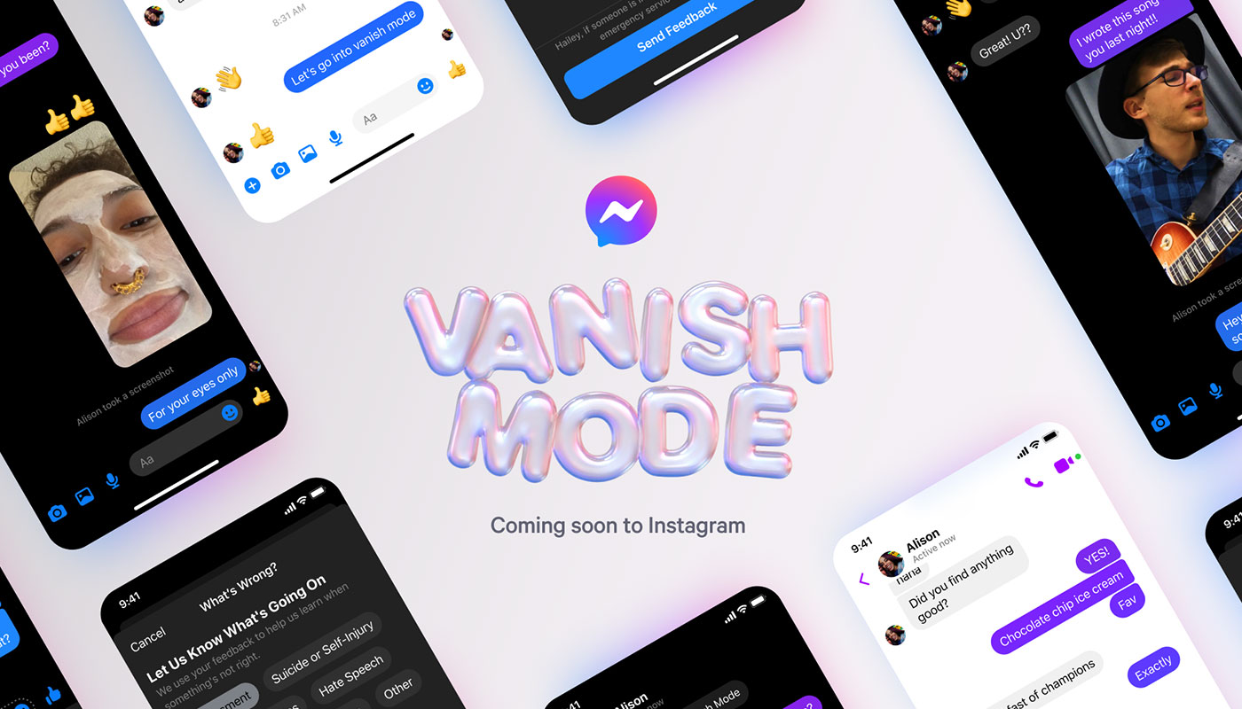 Facebook Messenger සහ Instagram සඳහා Vanish Mode පහසුකම ලබාදීමට කටයුතු කරයි