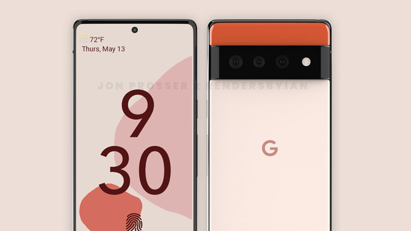  Google Pixel 6 and Pixel 6 pro design