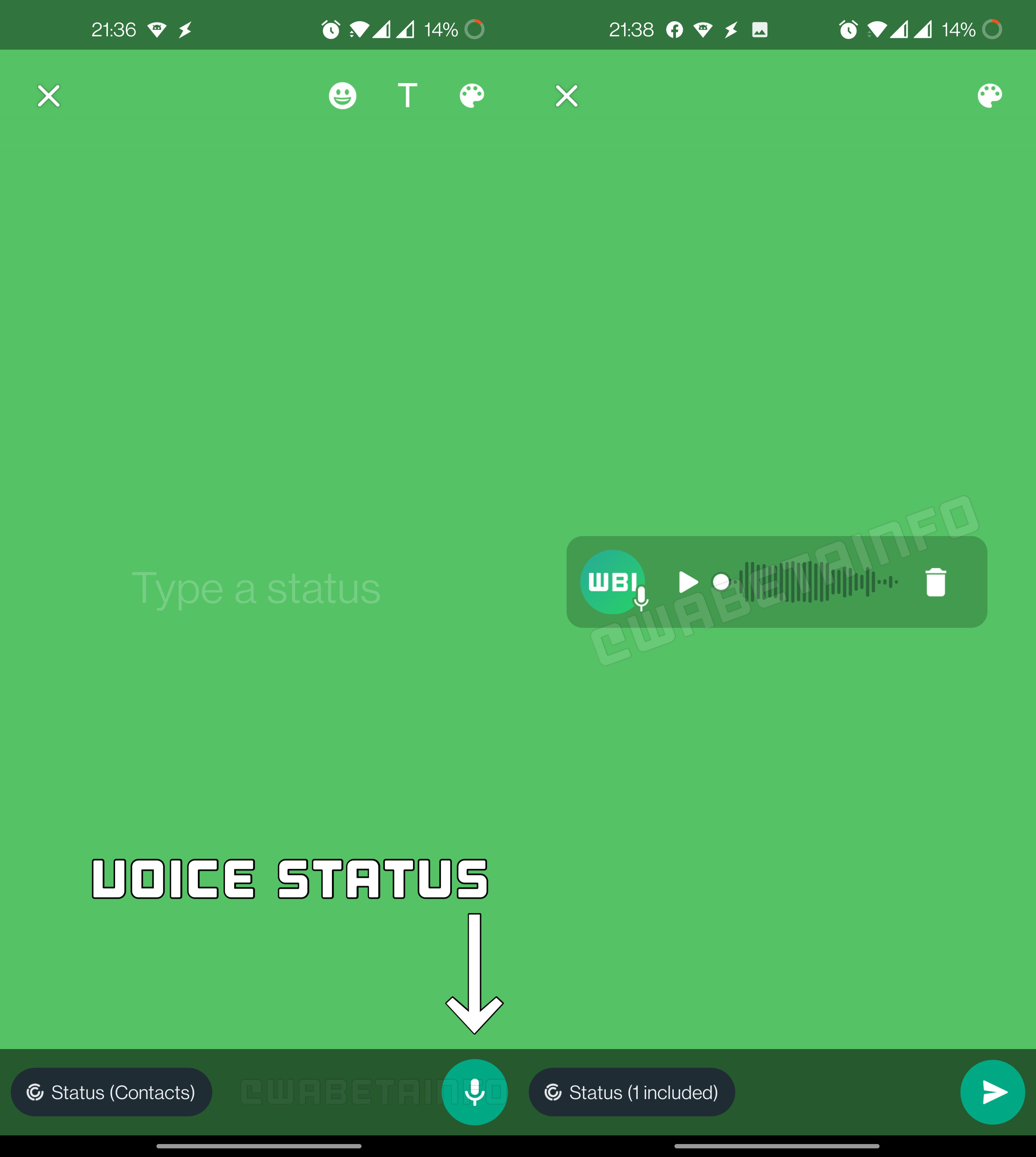 Whatsapp සඳ​හා Voice Status නමි​න් නව පහසුකමක් හඳුන්​වා දීමට කටයු​තු කරයි