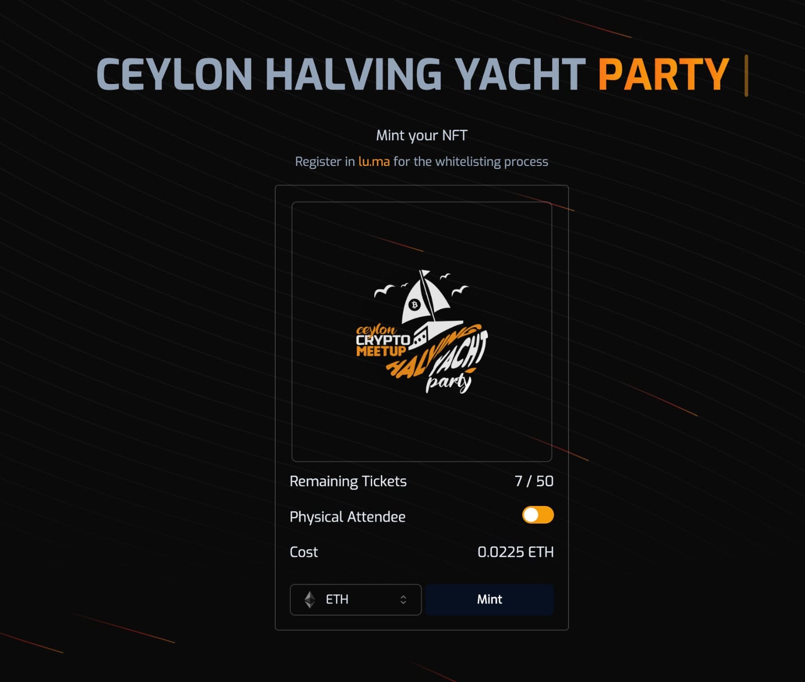 ශ්‍රී ලංකාවෙ ප්‍රථම වරට CeylonCash විසින් සංවිධානය කරන Halving Yacht Party එක පිළිබඳව දැන ගනි​මු