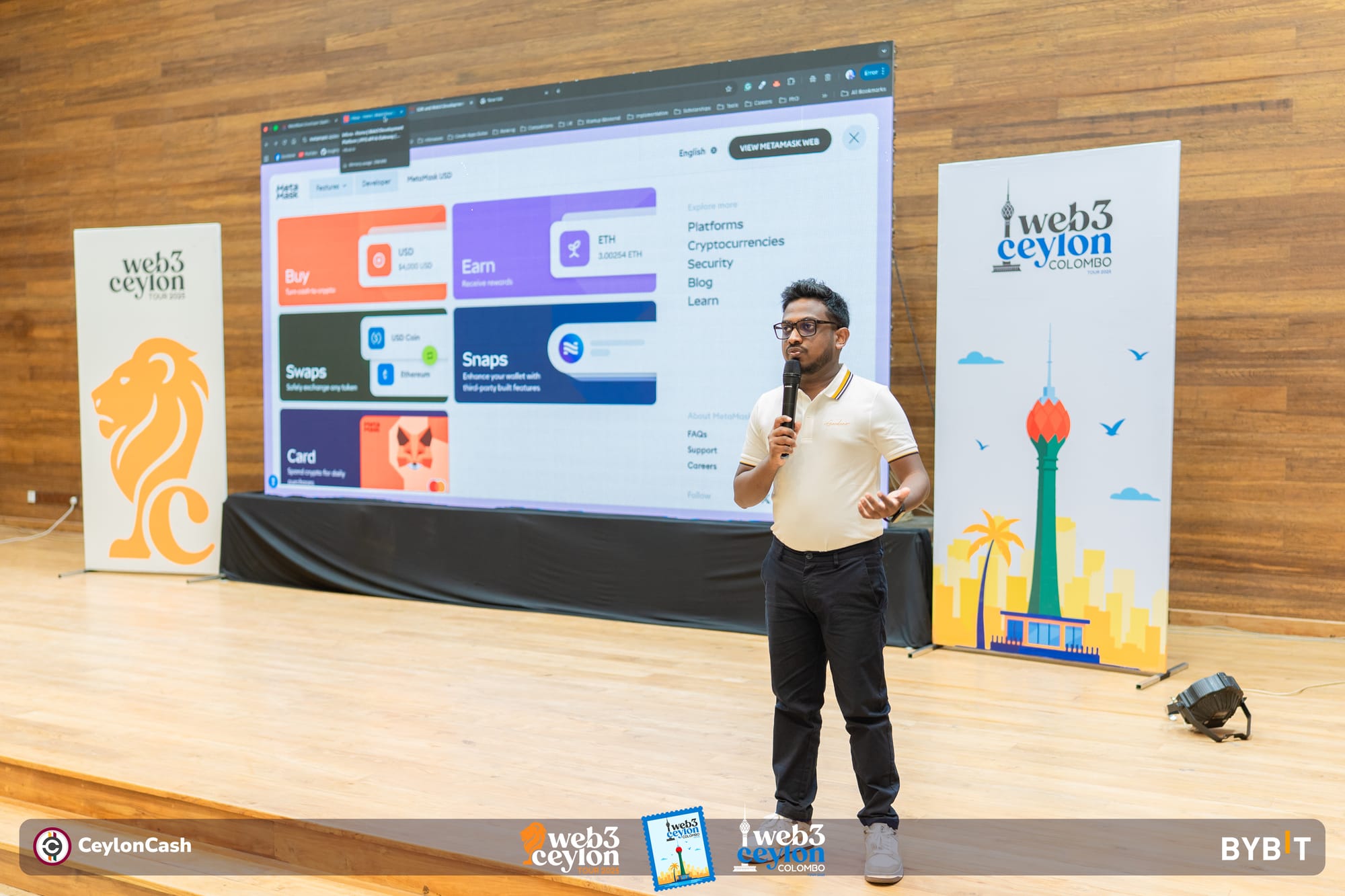 Blockchain Development ගැ​න කොළඹ ​දී පැවති Web3Ceylon Tour එකේ පළමු දිනය පිළිබඳව දැන ගනි​මු