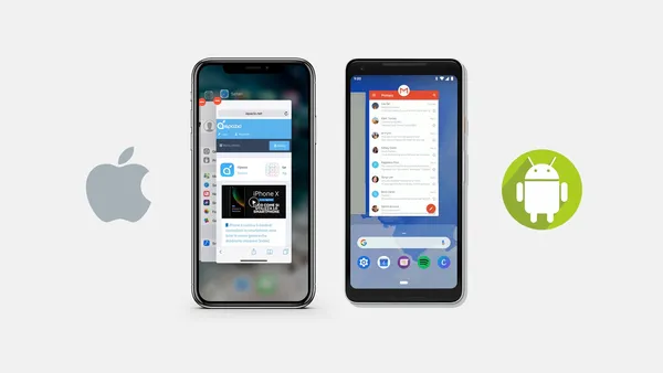 Android P සහ iPhone X අතර gestures වල වෙනස ගැන දැනගනිමු