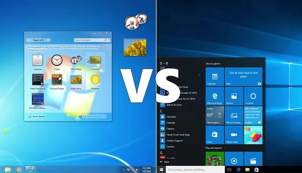 Windows 7 වල market share එක අභිබවා යන්නට Windows 10 සූදානම් වේ