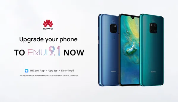 EMUI 9.1 සංස්කරණය Huawei සහ Honor Smartphone 10ක් සඳහා නිකුත් කිරීමට කටයුතු කරයි