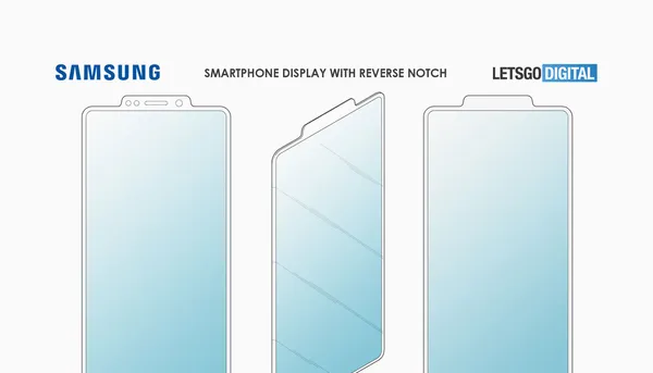 Reverse Notch එකක් සහිත තිරයක් සඳහා Samsung සමාගම Patent බලපත්‍රයක් ලබාගැනීමට කටයුතු කරයි