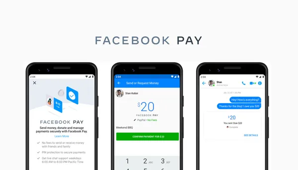WhatsApp, Instagram සහ Facebook හරහා මුදල් ගෙවීමට Facebook Pay නමින් අලුත් සේවාවක් හඳුන්වාදීමට සූදානම් වෙයි