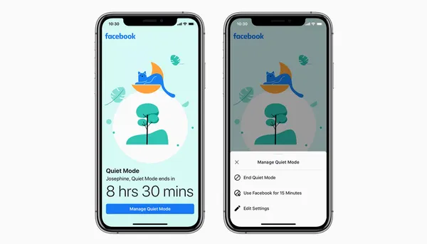 Quite Mode නම් නව පහසුකමක් Facebook වෙත එක් කිරීමට Facebook සමාගම සූදානම් වෙයි
