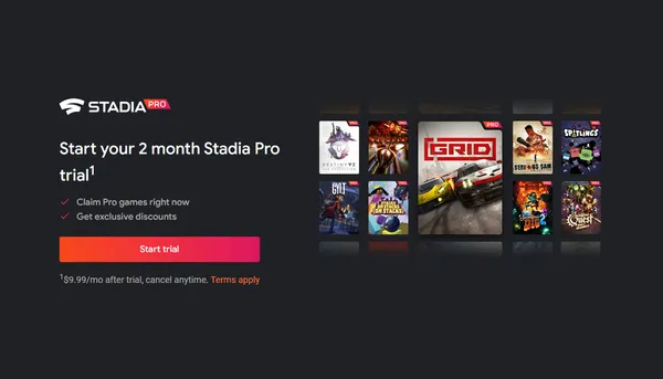 Google Stadia Pro මාස දෙකක කාලයක් සඳහා නොමිලයේ ලබාදීමට Google ආයතනය කටයුතු කරයි