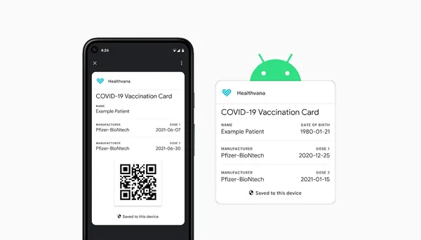 Android පරිශීලකයින් සඳහා Digital COVID Vaccine Card පහසුකමක් හඳුන්වාදීමට Google සමාගම කටයුතු කරයි